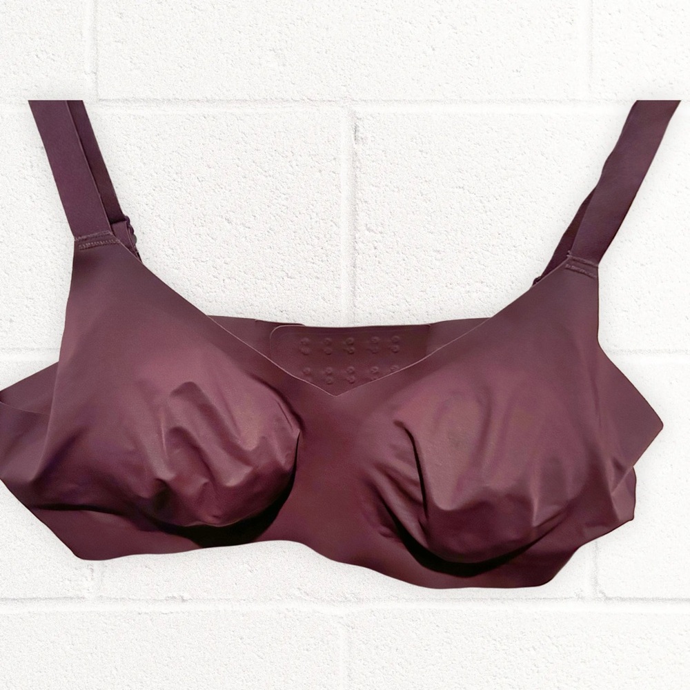 🇨🇦👍GUC KNIX | S 5 | Comfy Plus sky Padded V-Neck Bra - Thin Straps - Picture 6 of 16